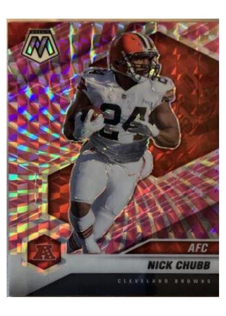 2021 Panini Mosaic Base Set Nick Chubb #231 card
