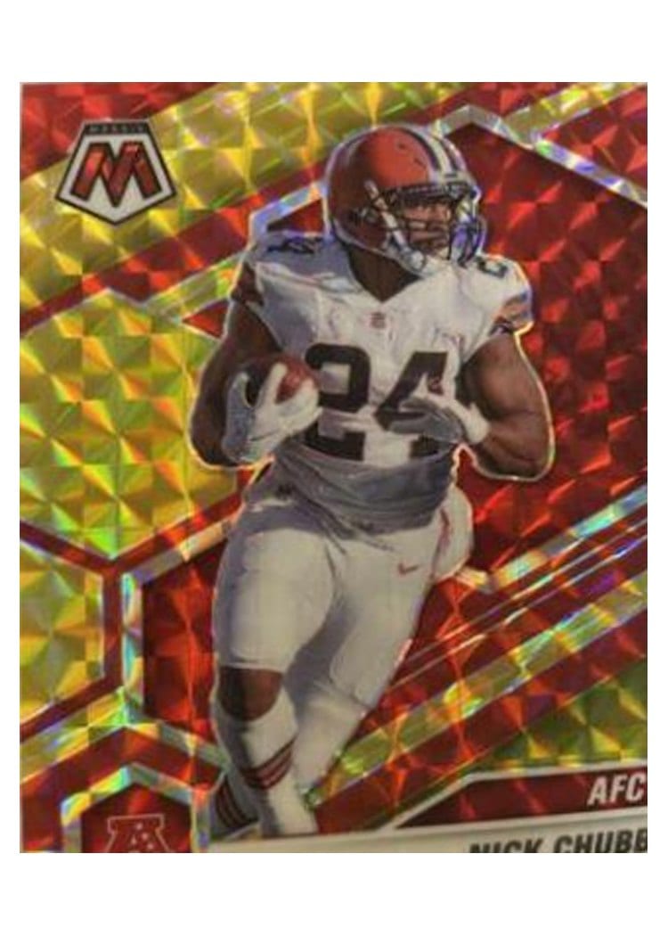 2021 Panini Mosaic Base Set Nick Chubb #231 card