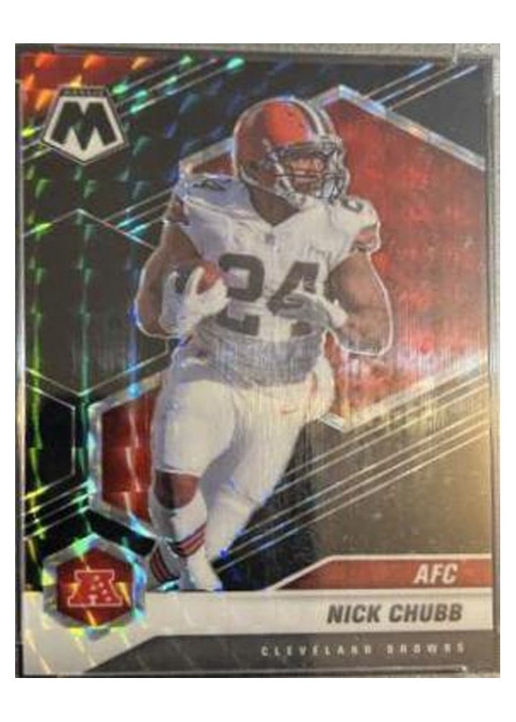 2021 Panini Mosaic Base Set Nick Chubb #231 card