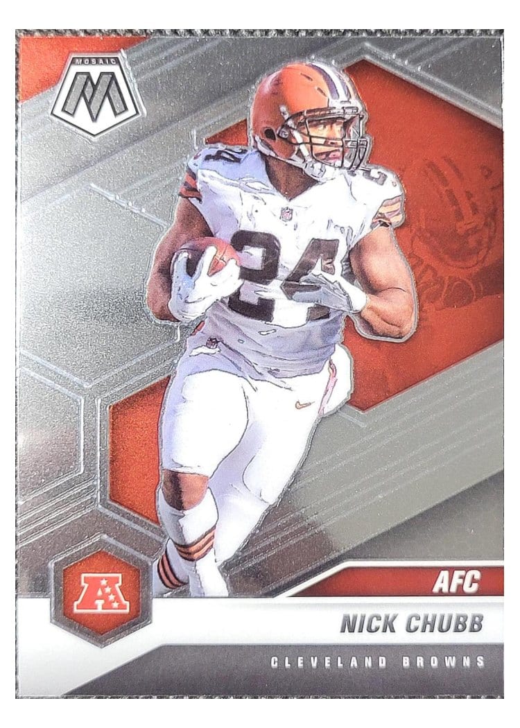 2021 Panini Mosaic Base Set Nick Chubb #231 card