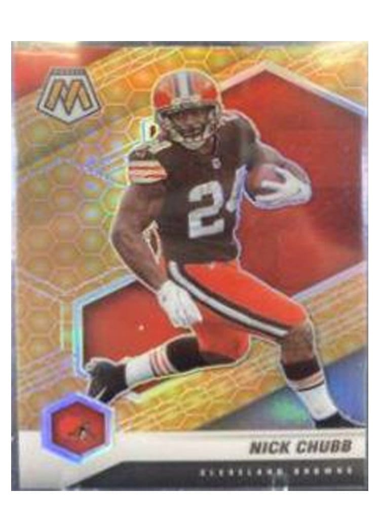 2021 Panini Mosaic Base Set Nick Chubb #53 card