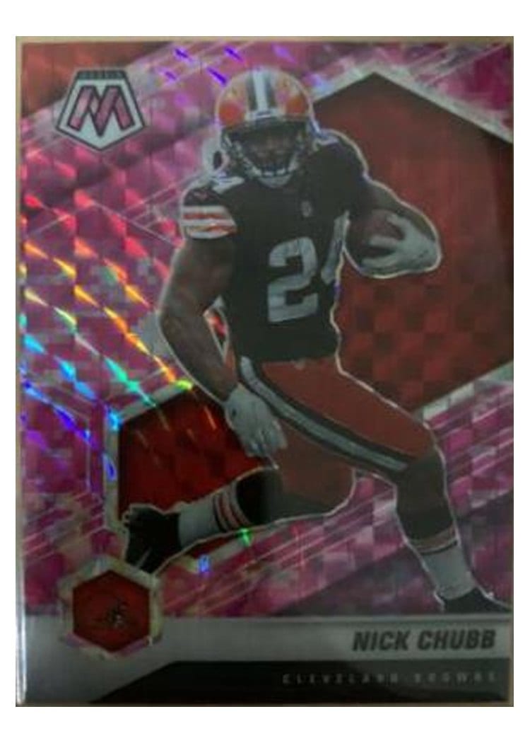 2021 Panini Mosaic Base Set Nick Chubb #53 card