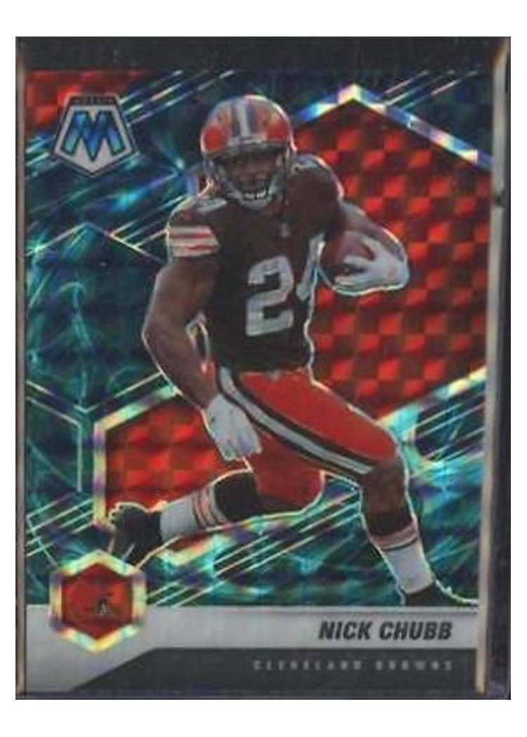 2021 Panini Mosaic Base Set Nick Chubb #53 card