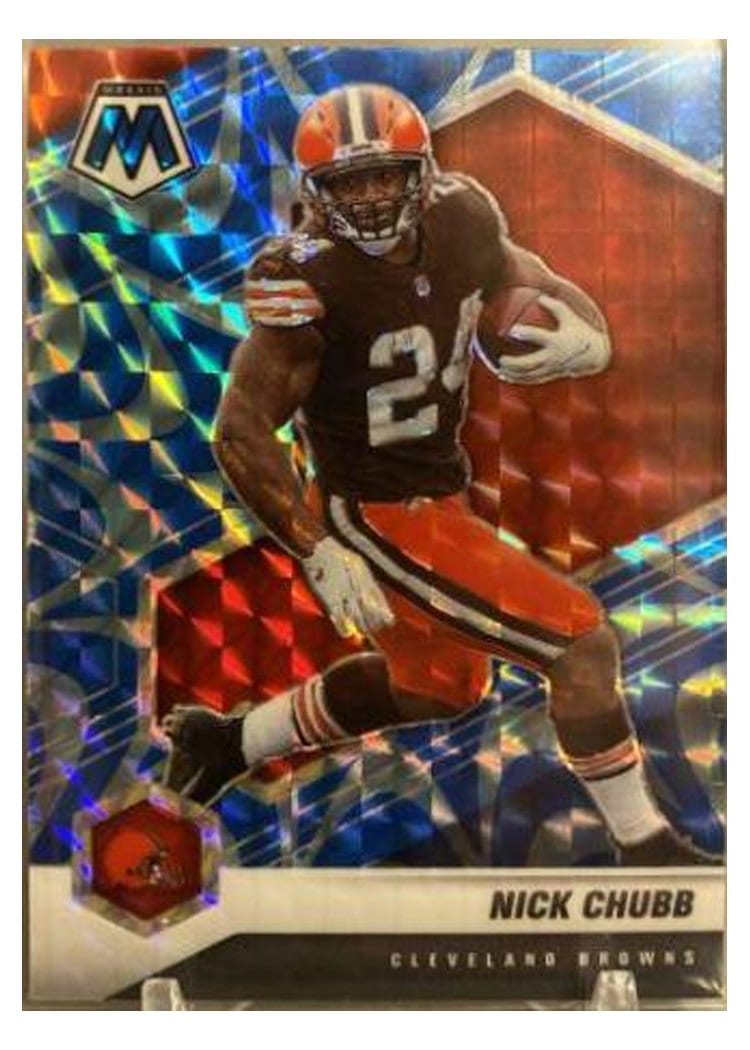 2021 Panini Mosaic Base Set Nick Chubb #53 card