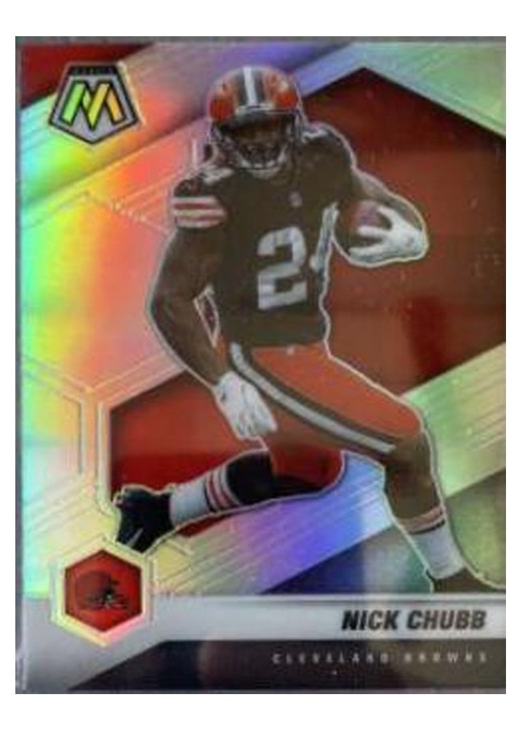 2021 Panini Mosaic Base Set Nick Chubb #53 card