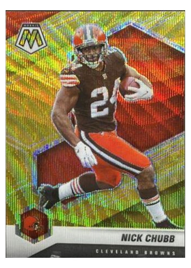 2021 Panini Mosaic Base Set Nick Chubb #53 card