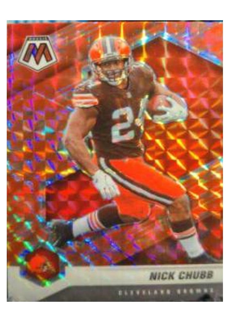 2021 Panini Mosaic Base Set Nick Chubb #53 card