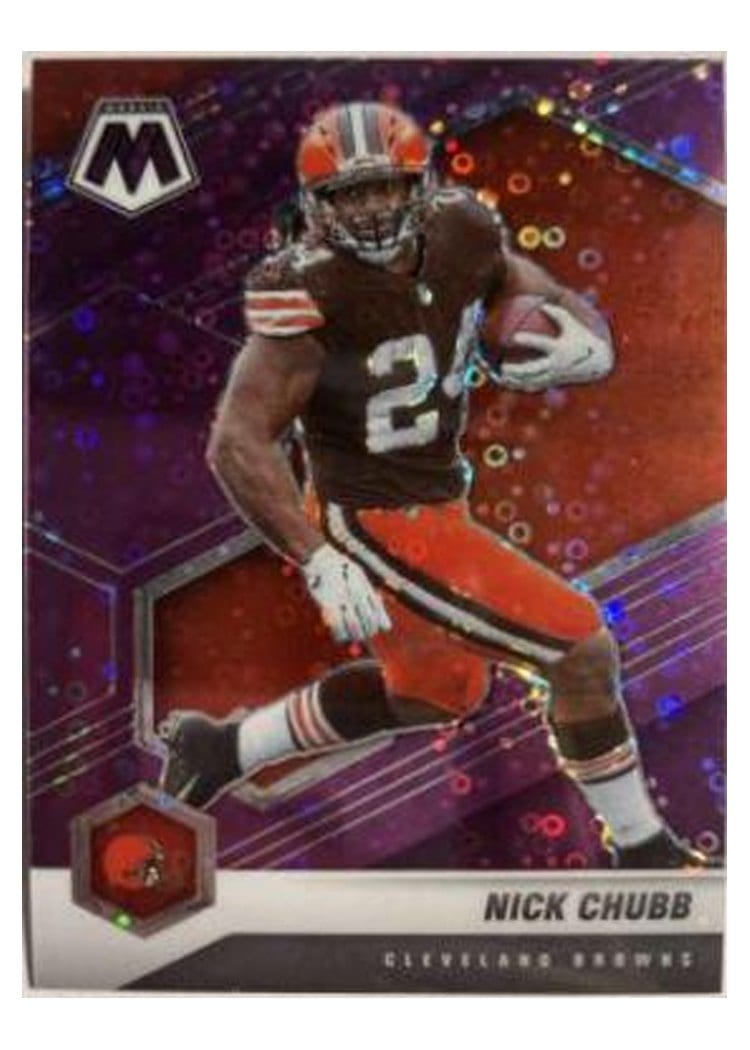 2021 Panini Mosaic Base Set Nick Chubb #53 card