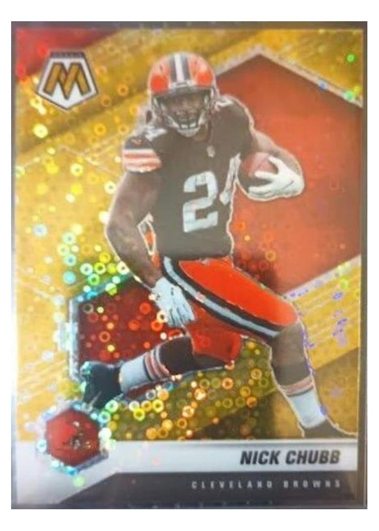 2021 Panini Mosaic Base Set Nick Chubb #53 card