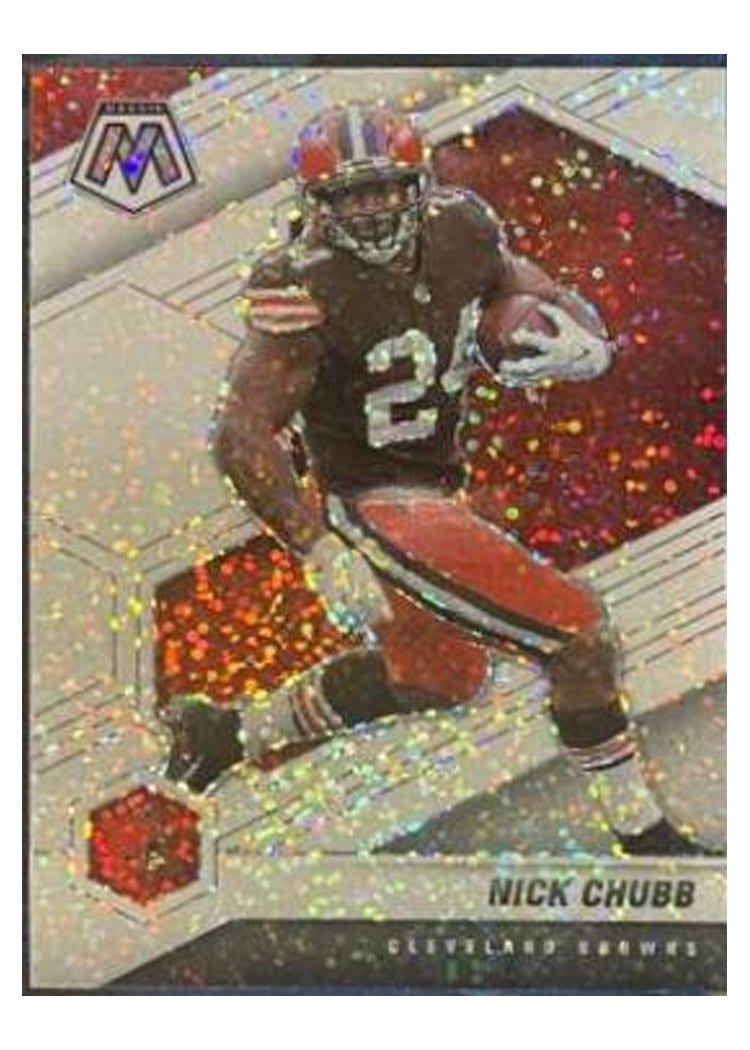 2021 Panini Mosaic Base Set Nick Chubb #53 card