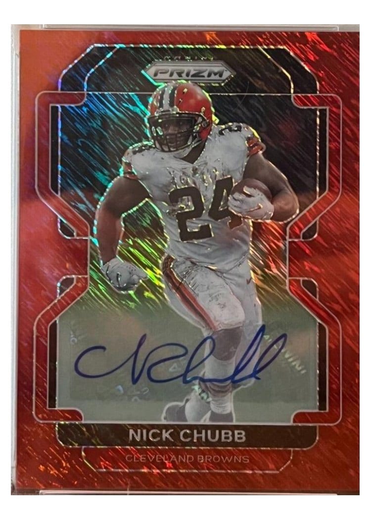 2021 Panini Prizm Base Set Nick Chubb #264 card