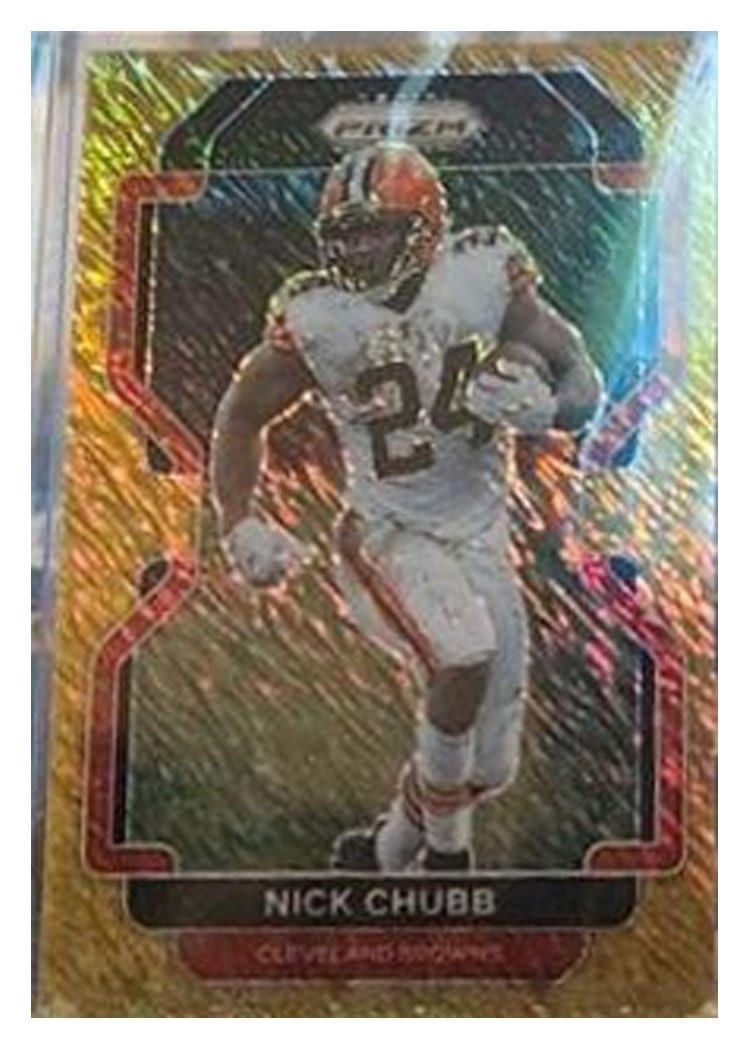 2021 Panini Prizm Base Set Nick Chubb #264 card