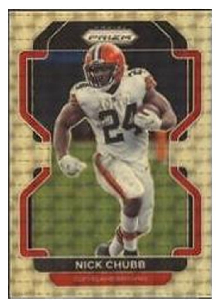 2021 Panini Prizm Base Set Nick Chubb #264 card