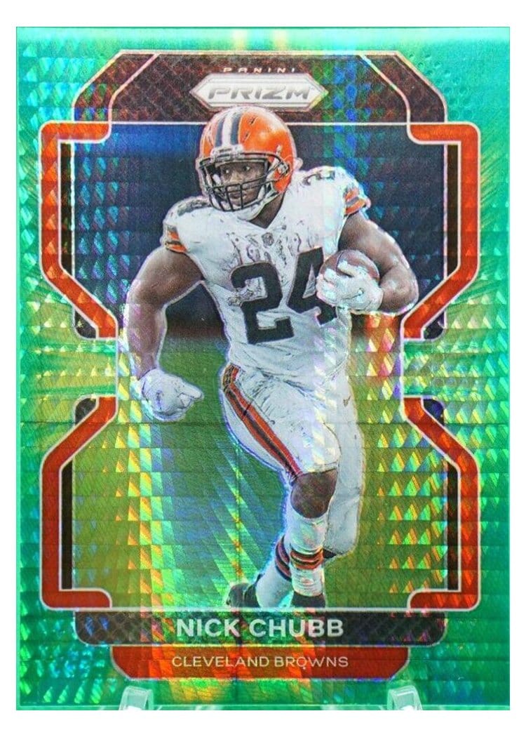2021 Panini Prizm Base Set Nick Chubb #264 card