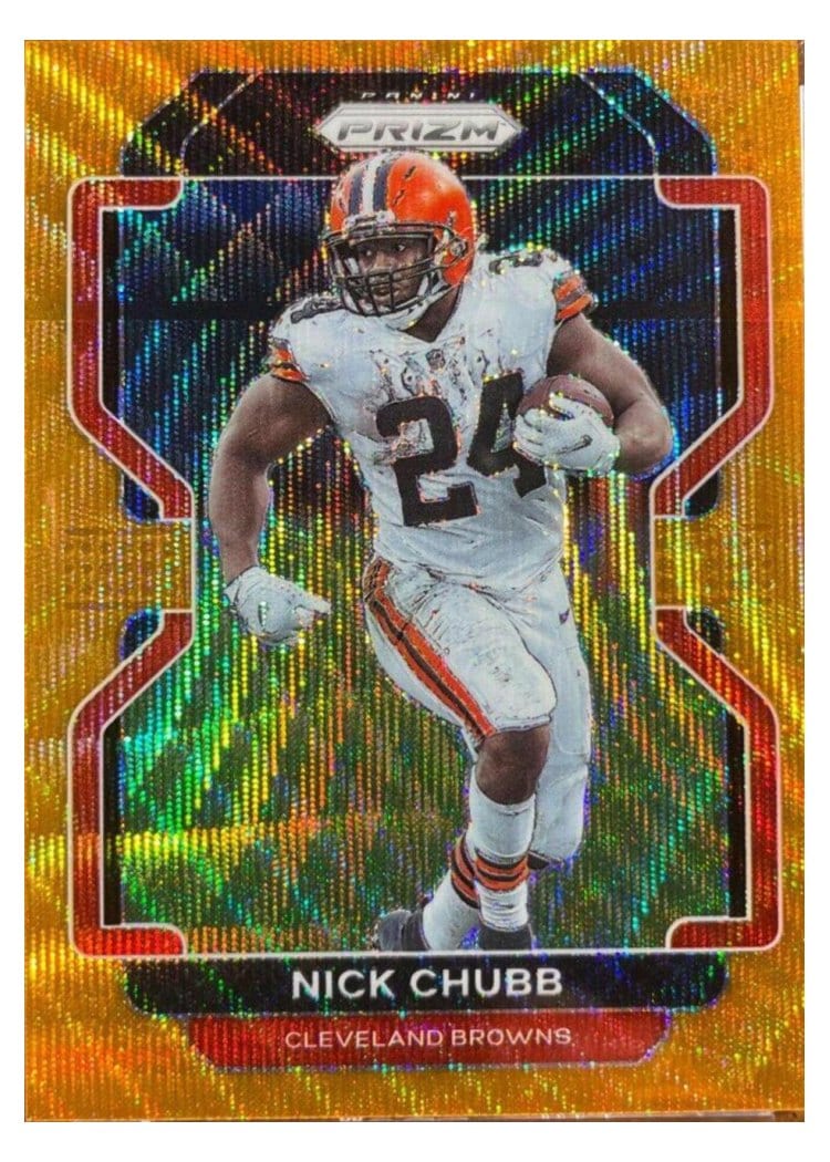 2021 Panini Prizm Base Set Nick Chubb #264 card