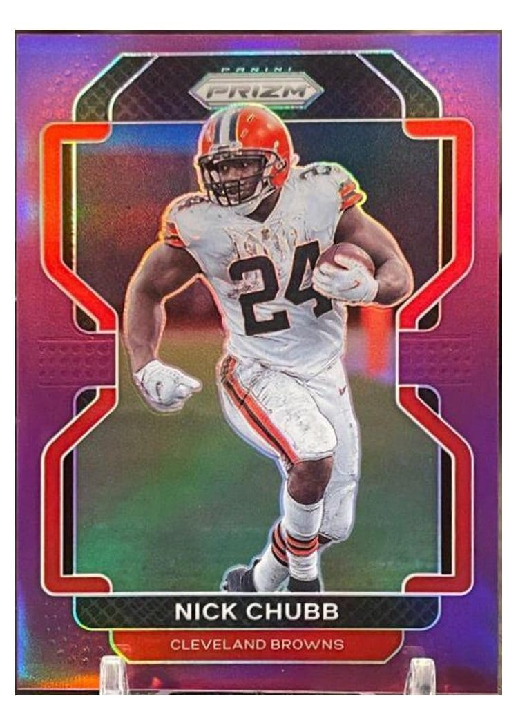 2021 Panini Prizm Base Set Nick Chubb #264 card