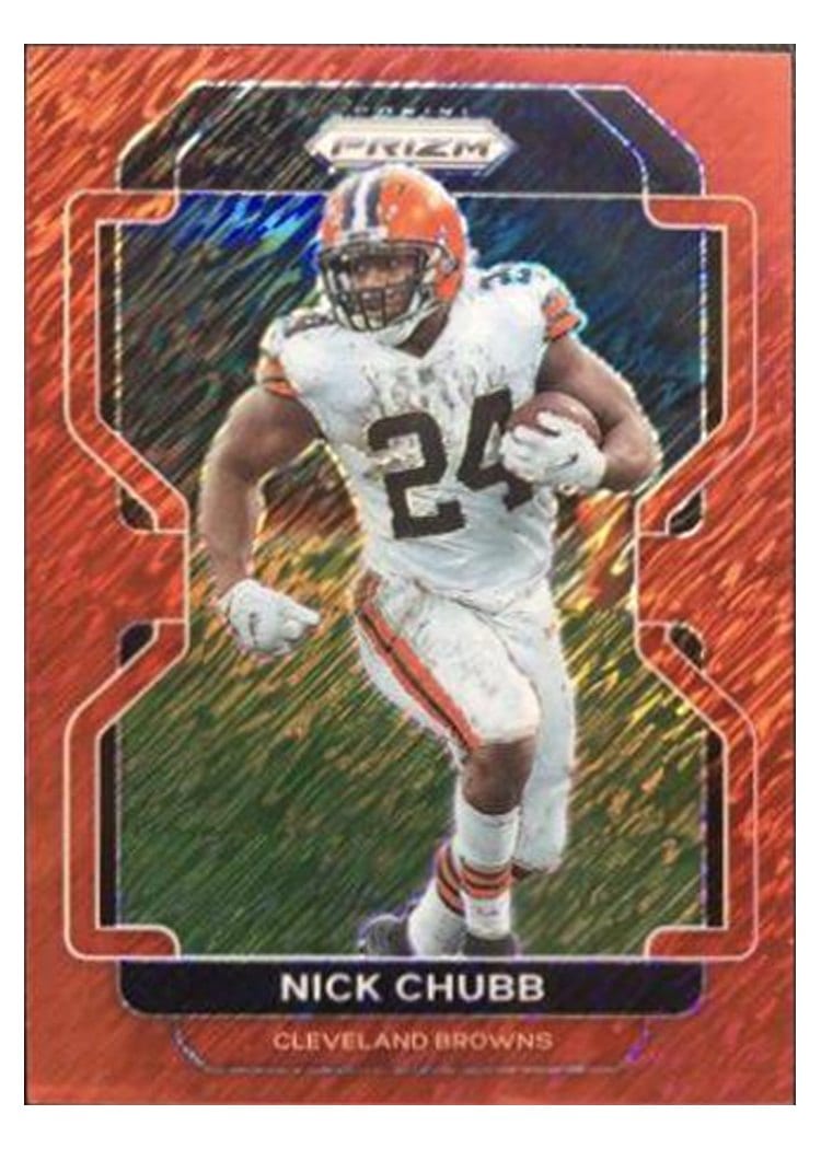 2021 Panini Prizm Base Set Nick Chubb #264 card