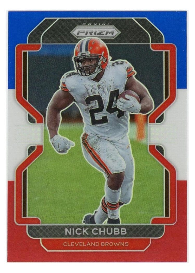 2021 Panini Prizm Base Set Nick Chubb #264 card