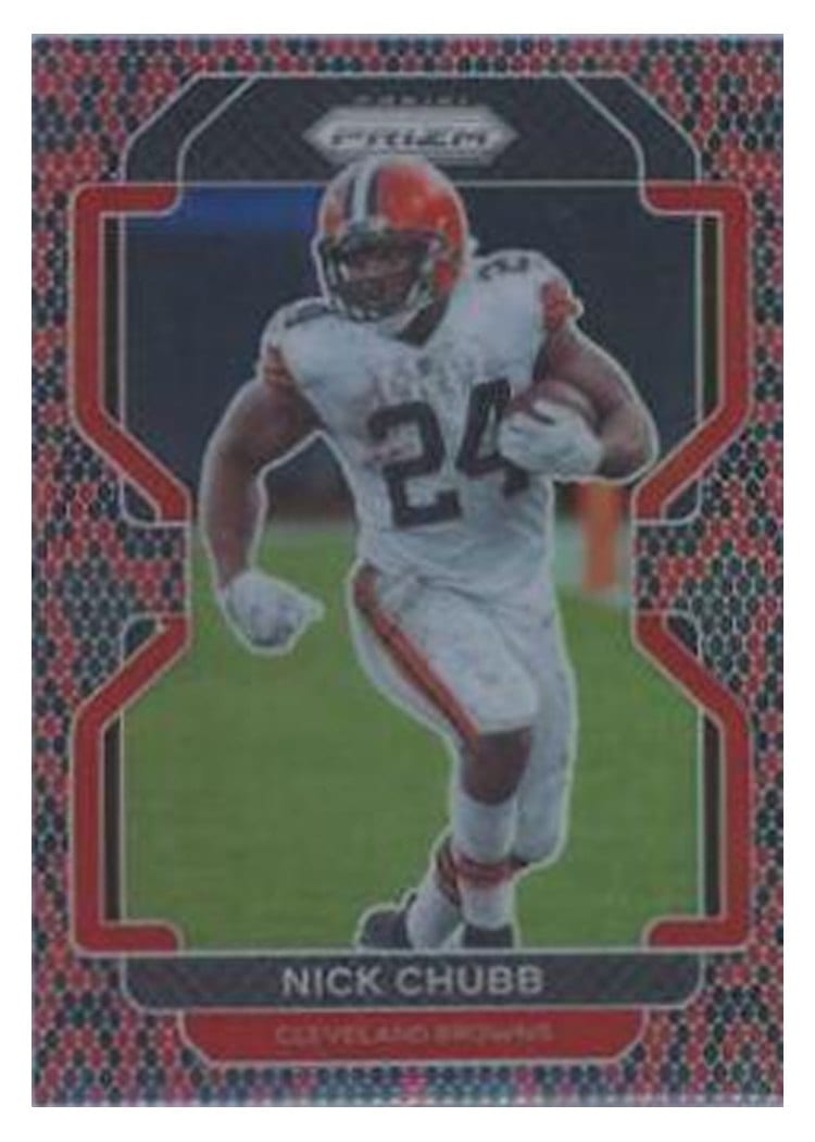 2021 Panini Prizm Base Set Nick Chubb #264 card