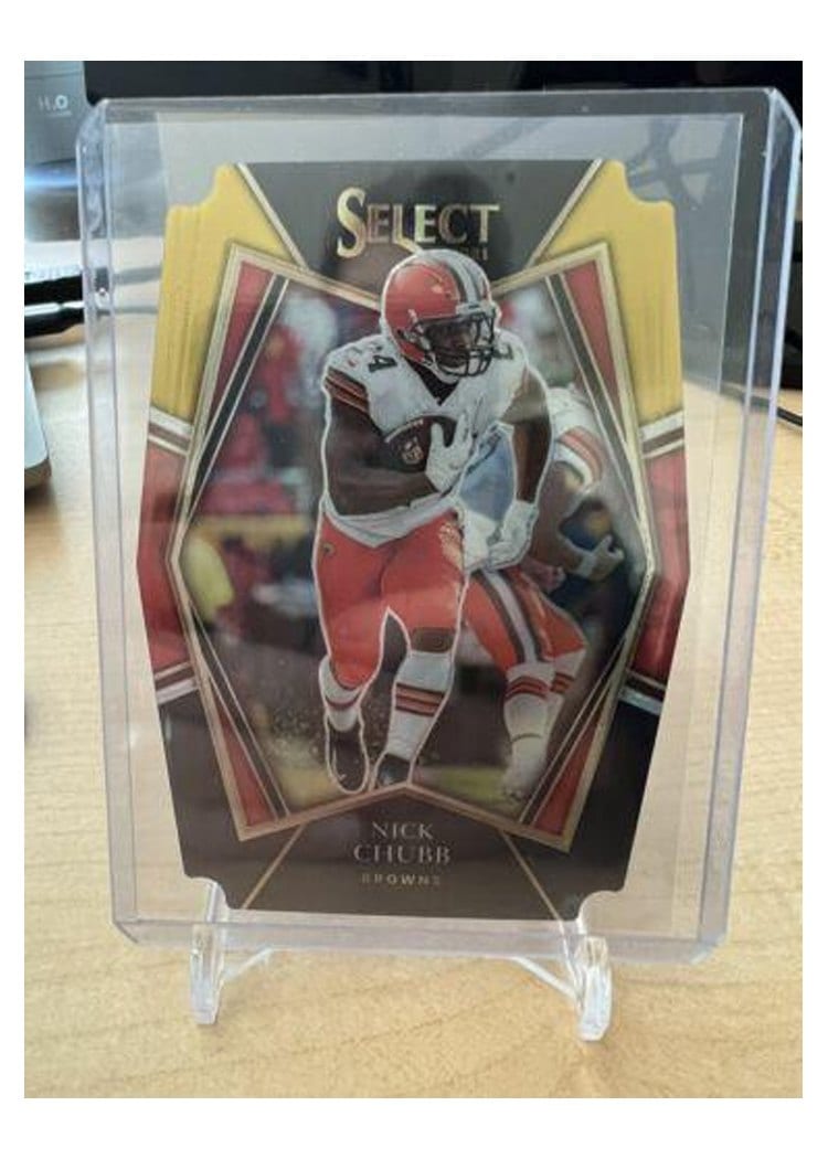 2021 Panini Select Base Set Nick Chubb #110 card