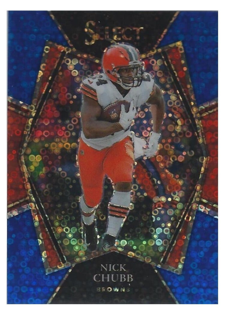 2021 Panini Select Base Set Nick Chubb #110 card