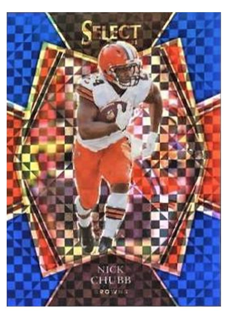 2021 Panini Select Base Set Nick Chubb #110 card