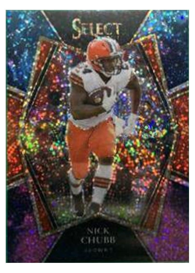 2021 Panini Select Base Set Nick Chubb #110 card