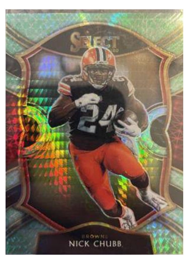 2021 Panini Select Base Set Nick Chubb #110 card