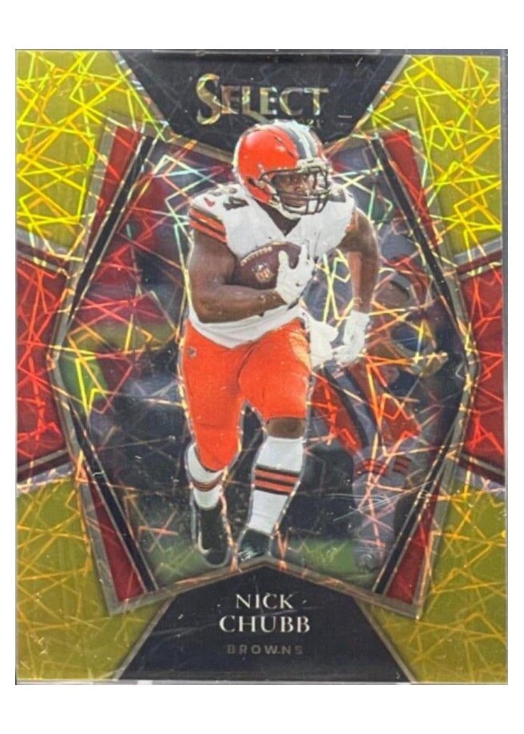 2021 Panini Select Base Set Nick Chubb #110 card