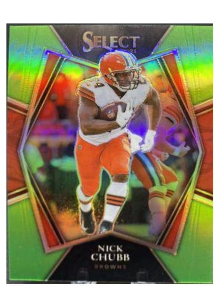 2021 Panini Select Base Set Nick Chubb #110 card