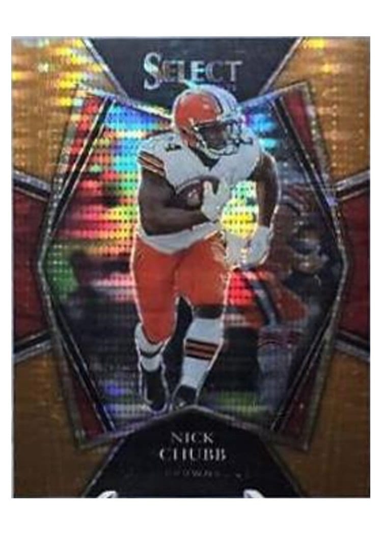 2021 Panini Select Base Set Nick Chubb #110 card