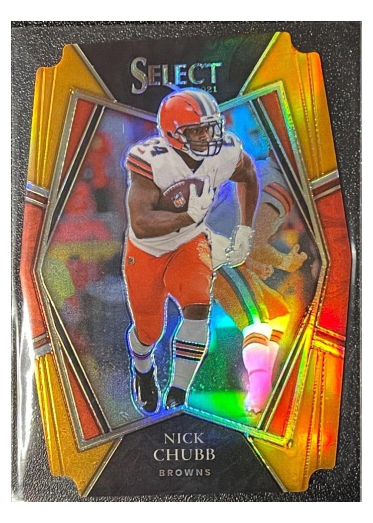 2021 Panini Select Base Set Nick Chubb #110 card