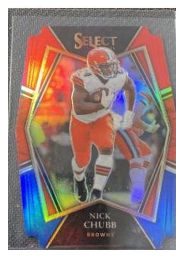 2021 Panini Select Base Set Nick Chubb #110 card