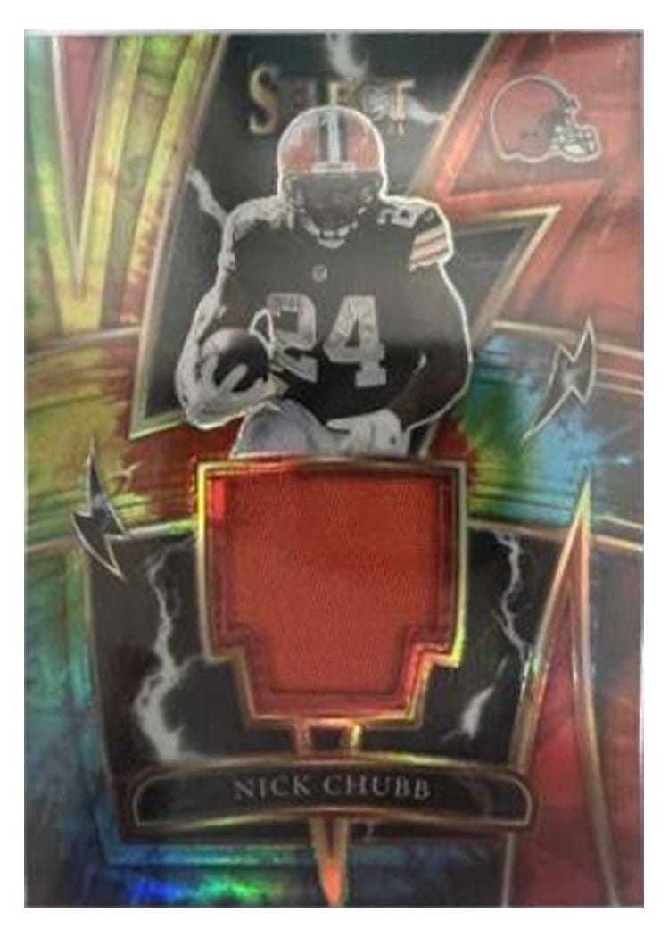 2021 Panini Select Base Set Nick Chubb #110 card