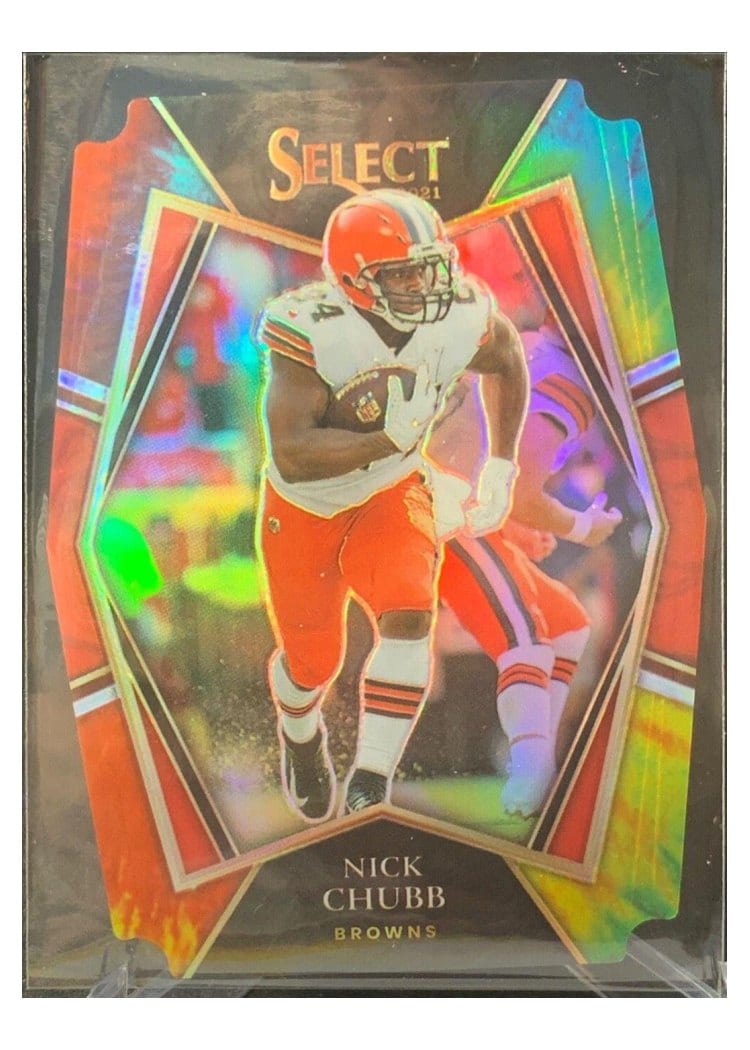 2021 Panini Select Base Set Nick Chubb #110 card