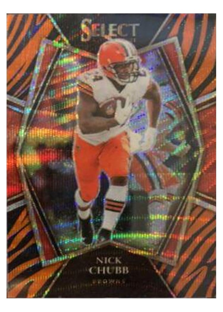 2021 Panini Select Base Set Nick Chubb #110 card