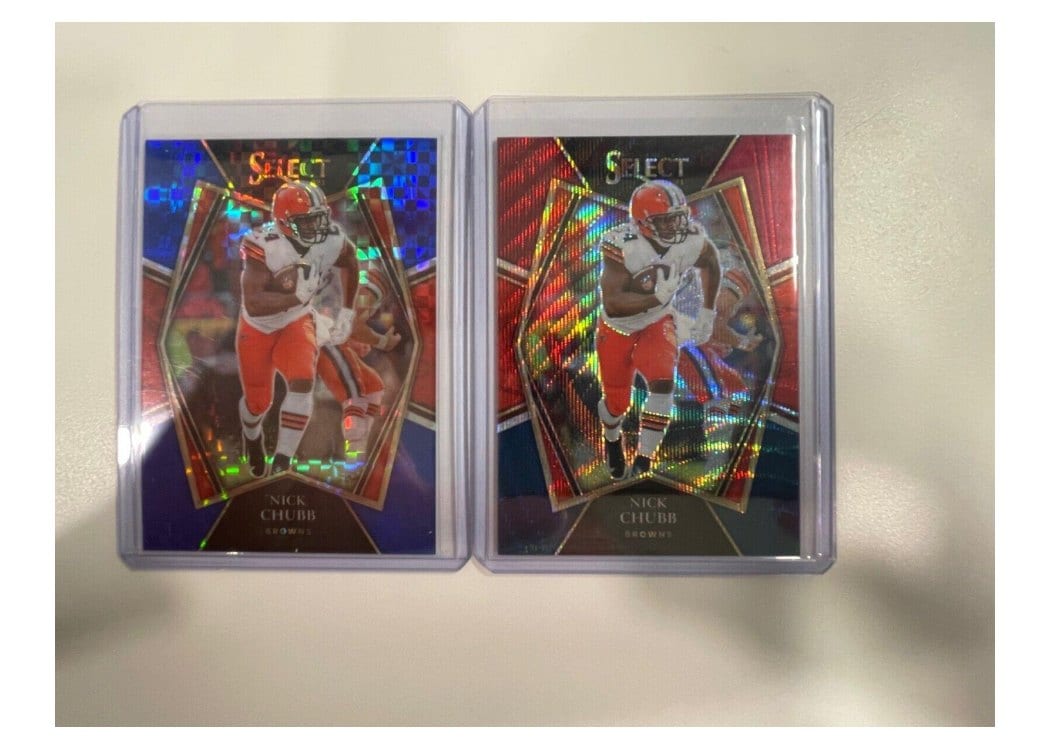 2021 Panini Select Base Set Nick Chubb #110 card