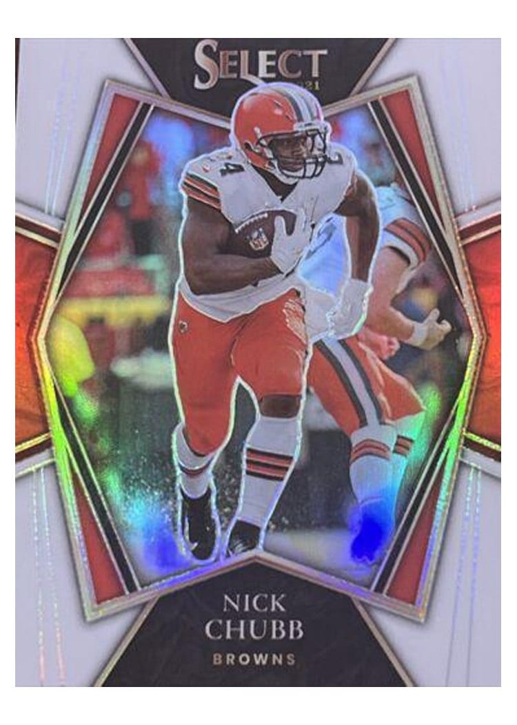 2021 Panini Select Base Set Nick Chubb #110 card