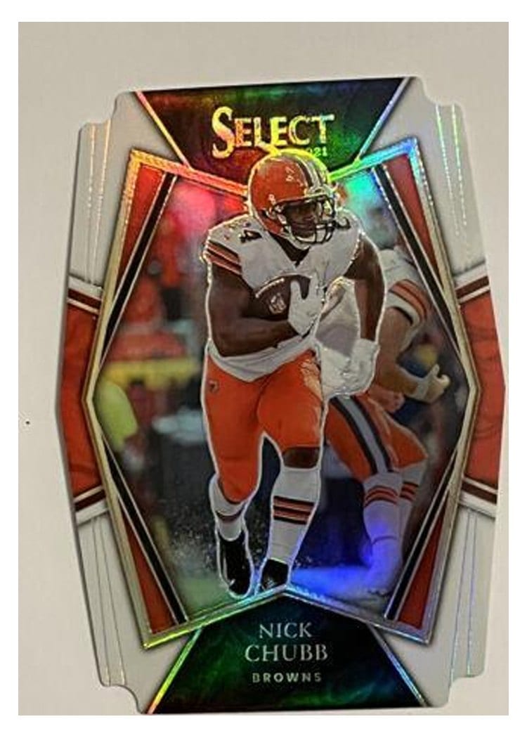 2021 Panini Select Base Set Nick Chubb #110 card
