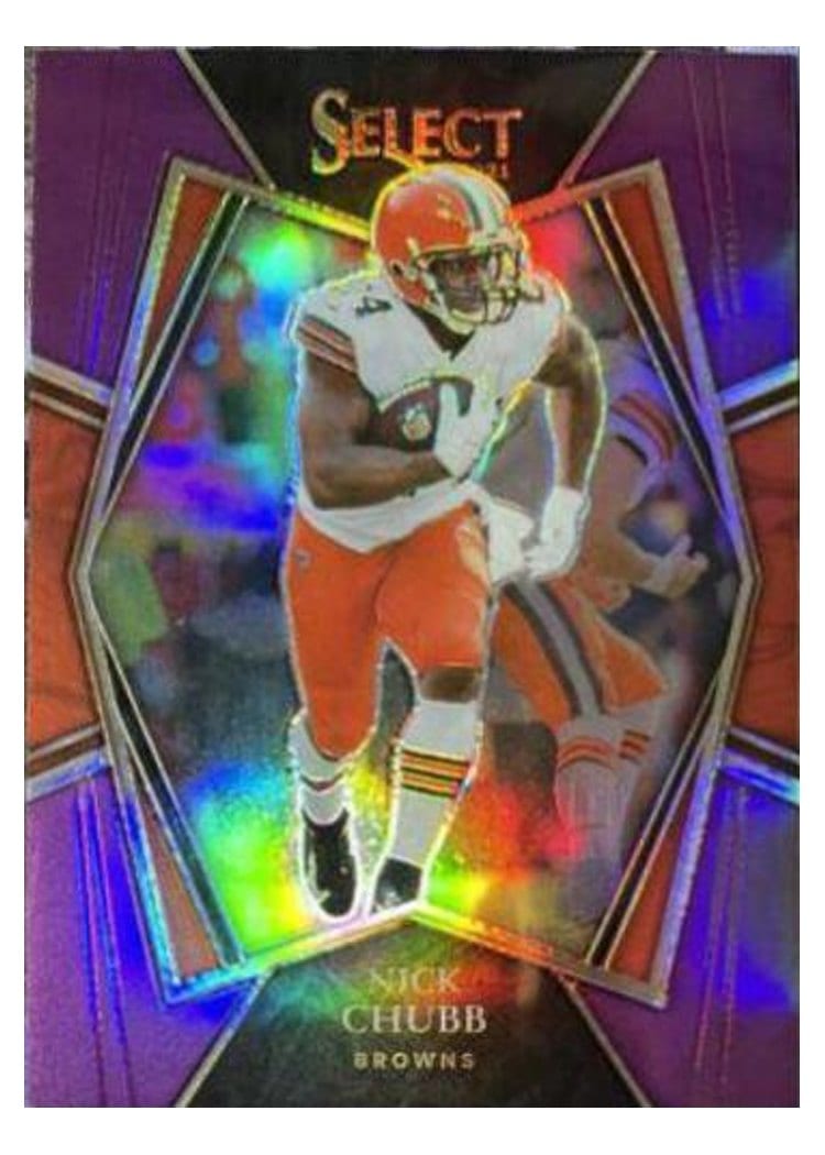 2021 Panini Select Base Set Nick Chubb #110 card