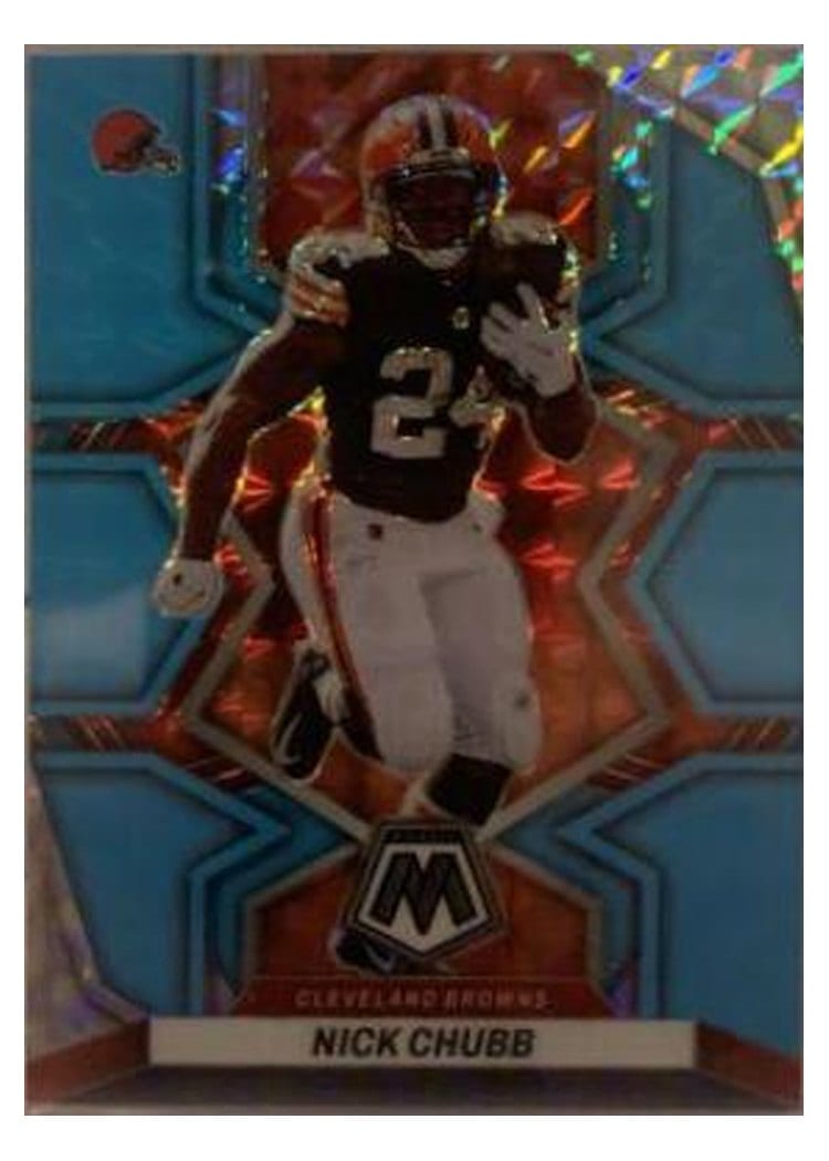 2022 Panini Mosaic Base Set Nick Chubb #47 card