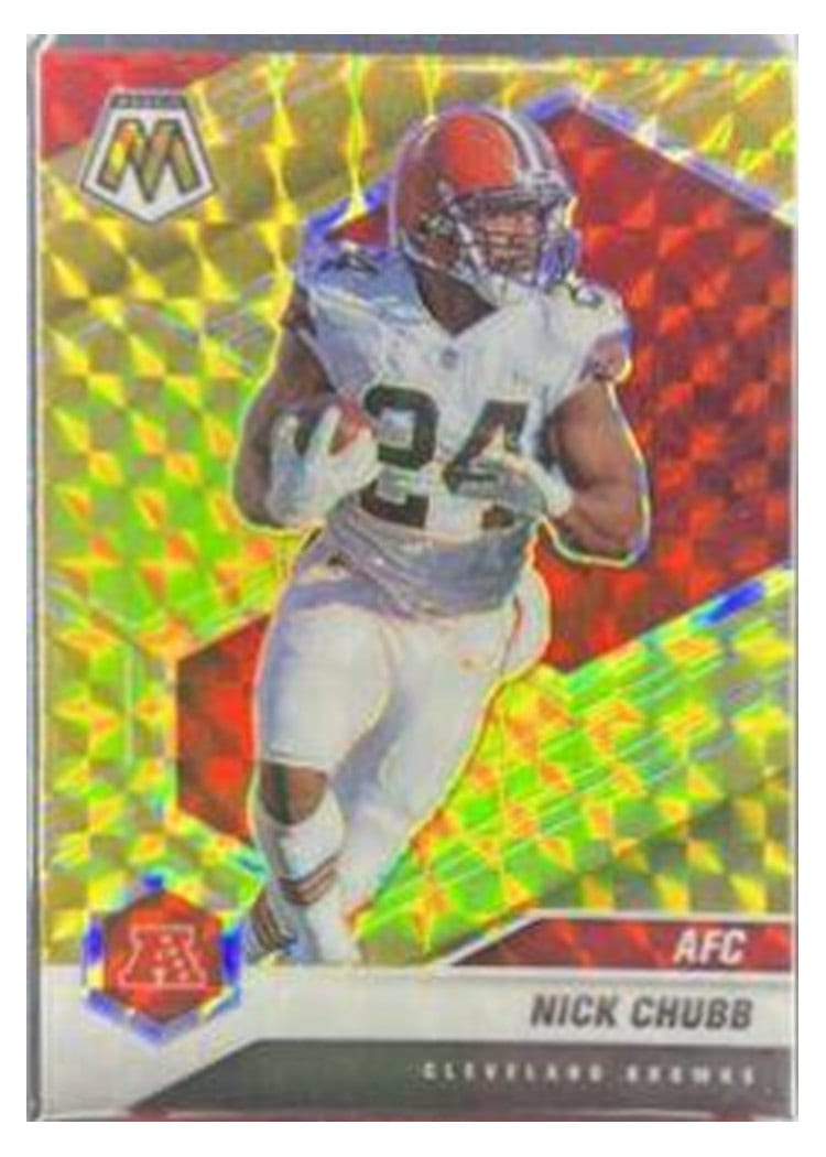 2022 Panini Mosaic Base Set Nick Chubb #47 card