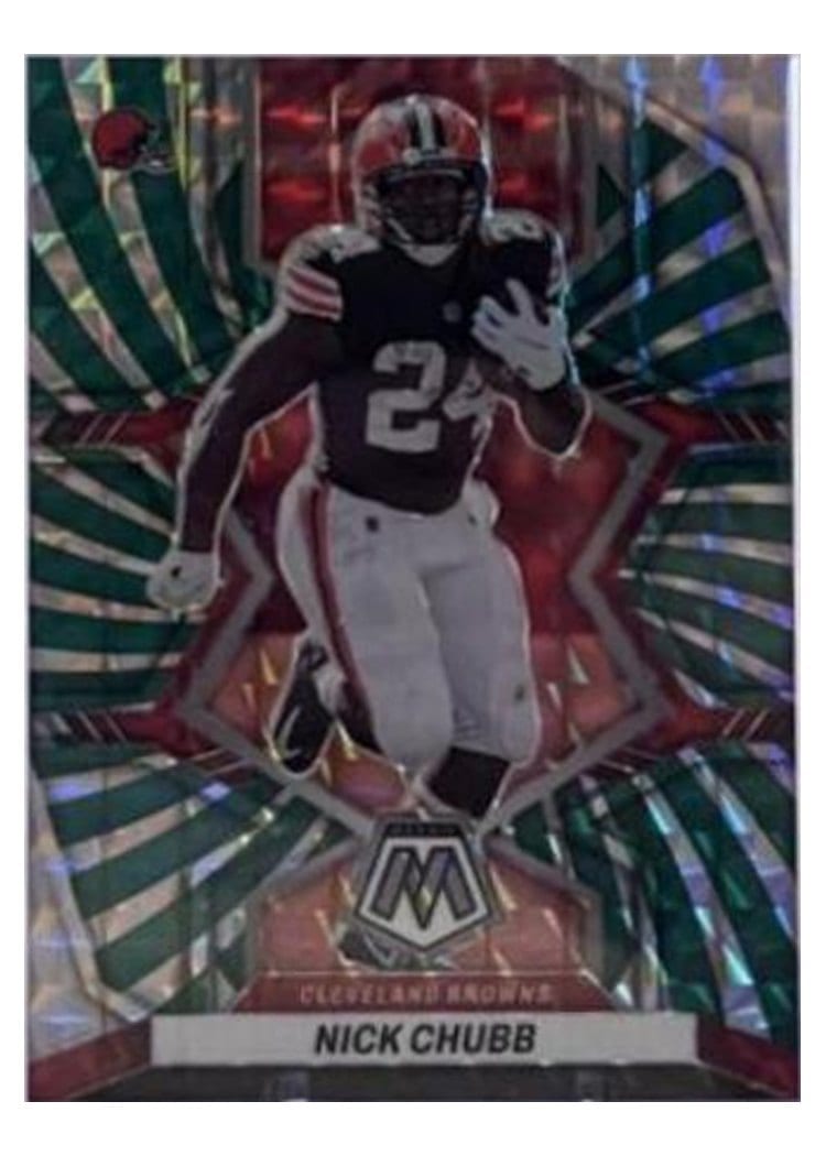 2022 Panini Mosaic Base Set Nick Chubb #47 card