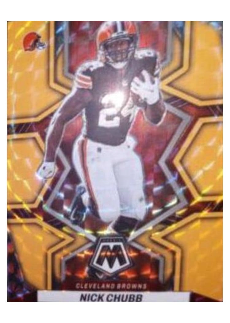 2022 Panini Mosaic Base Set Nick Chubb #47 card