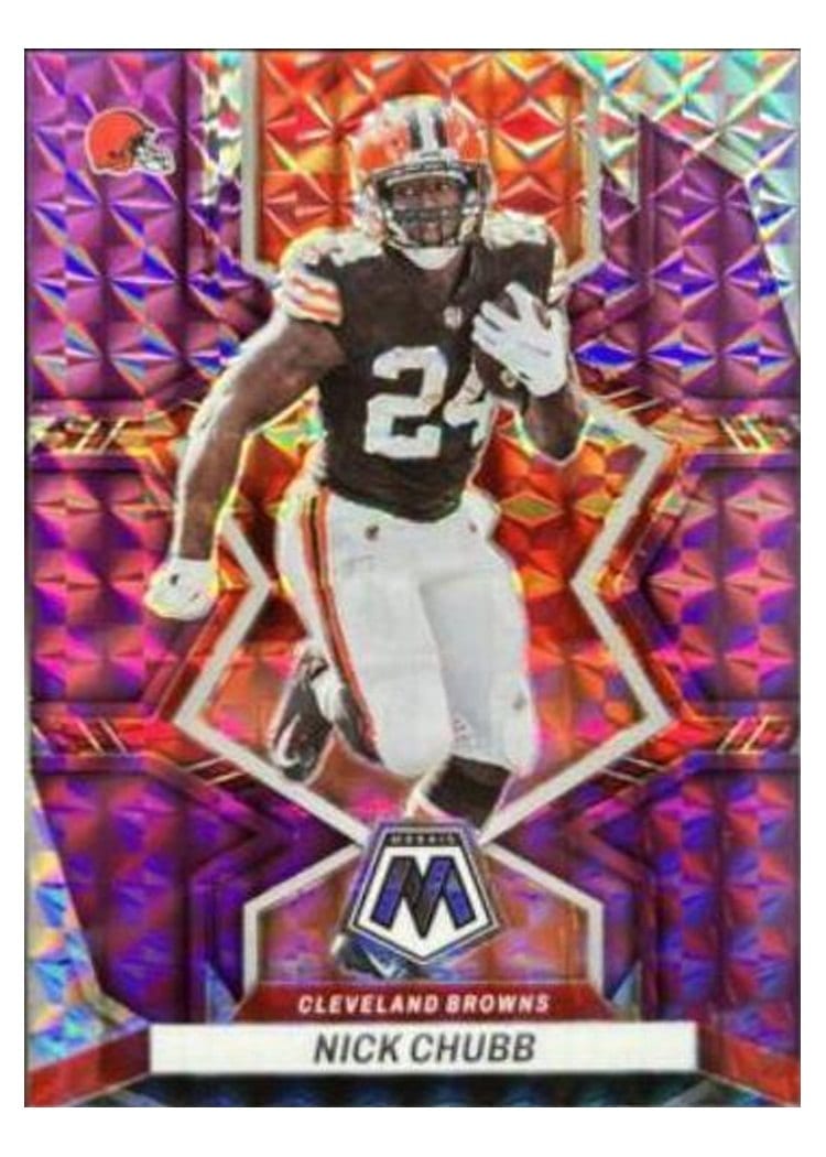 2022 Panini Mosaic Base Set Nick Chubb #47 card
