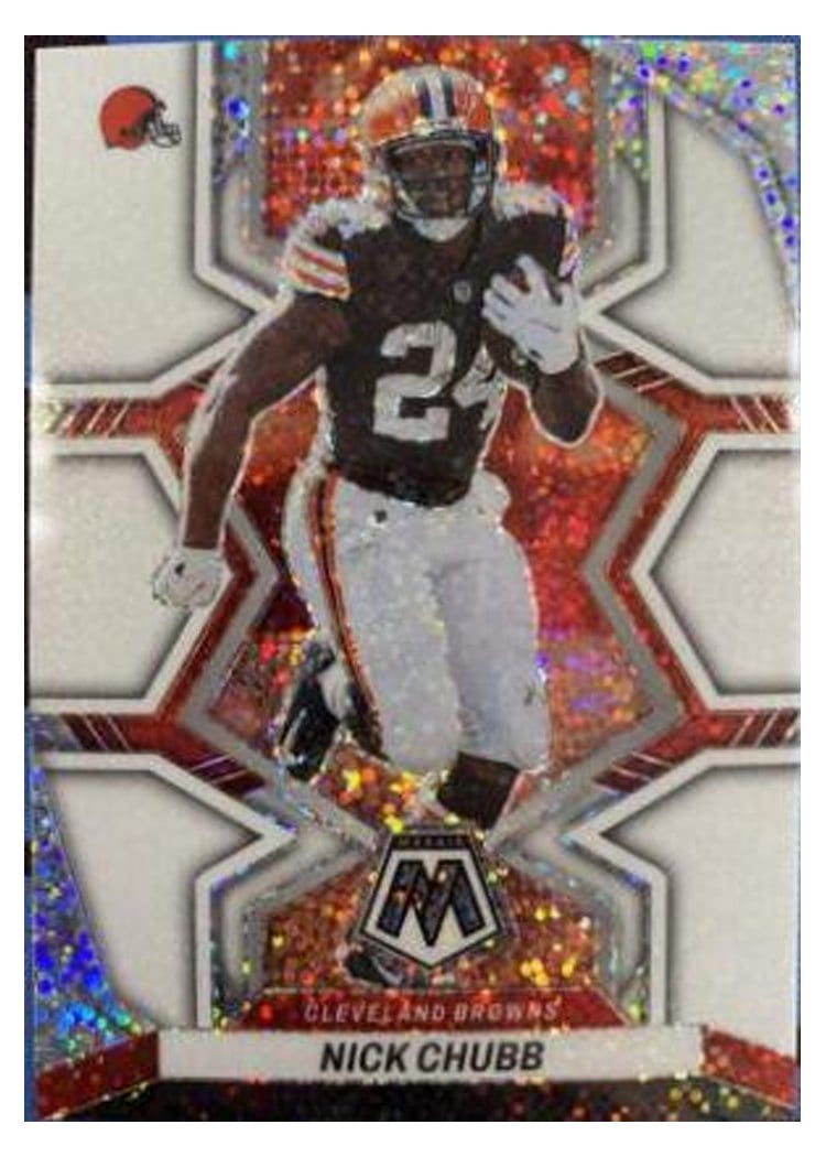 2022 Panini Mosaic Base Set Nick Chubb #47 card