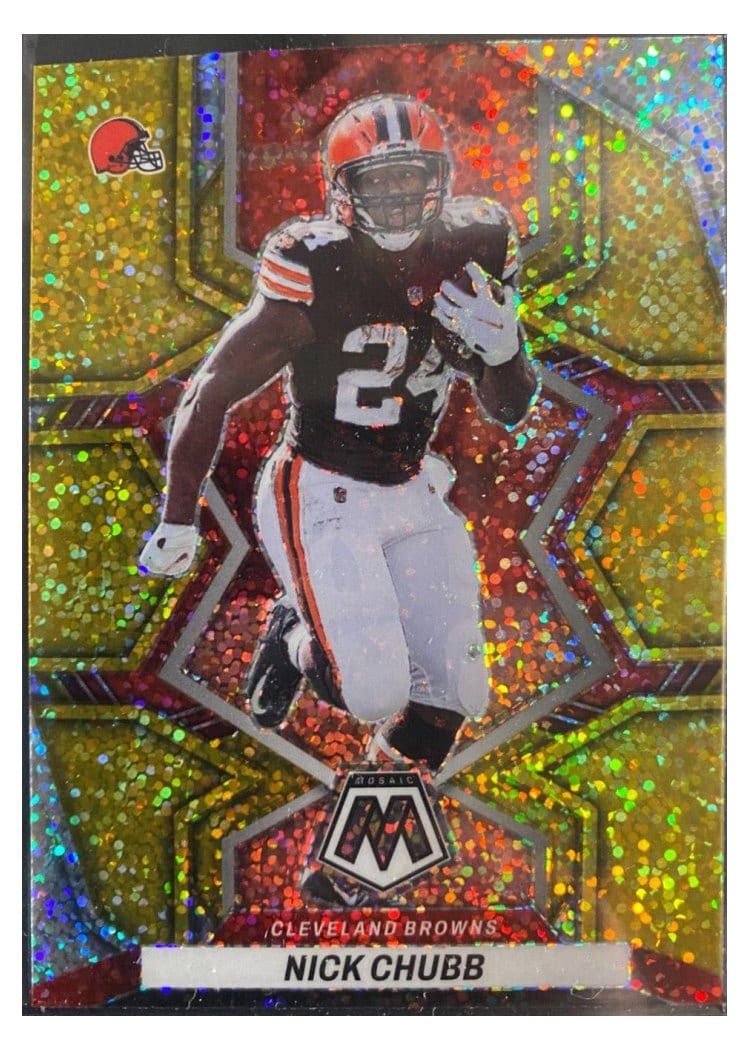 2022 Panini Mosaic Base Set Nick Chubb #47 card