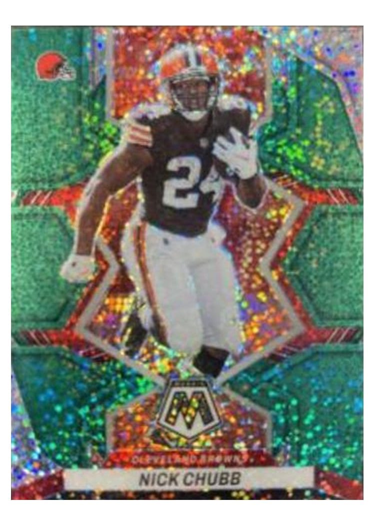2022 Panini Mosaic Base Set Nick Chubb #47 card