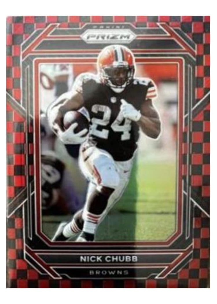 2022 Panini Prizm Base Set Nick Chubb #67 card