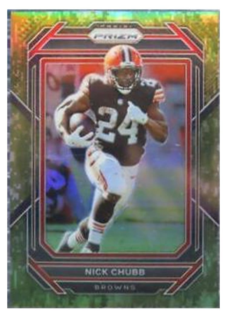 2022 Panini Prizm Base Set Nick Chubb #67 card